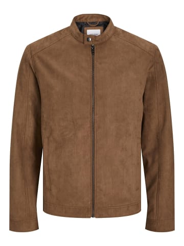 Jack & Jones Kunstwildlederjacke in Cognac
