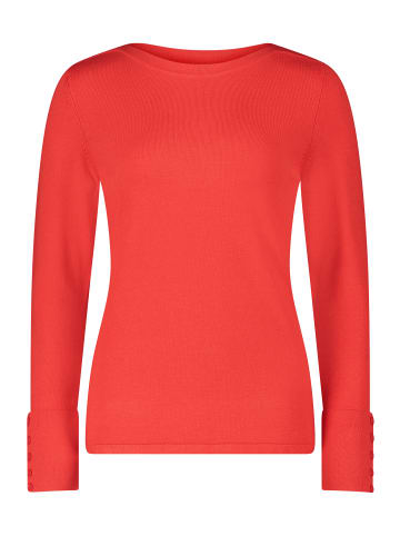 Betty Barclay Feinstrickpullover mit U-Boot-Ausschnitt in Poppy Red