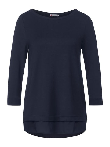 Street One Langarmshirt in deep blue