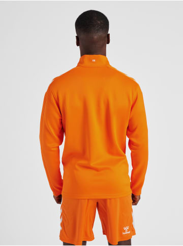 Hummel Halbreißverschluss Sweatshirt Hmlcore Erwachsene in ORANGE TIGER