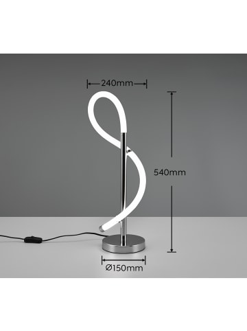 Reality Leuchten Tischleuchte ARGOS in chrom
