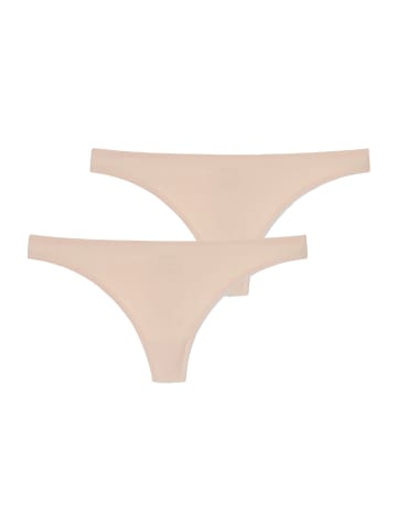 Schiesser String Invisible Lace in Sand