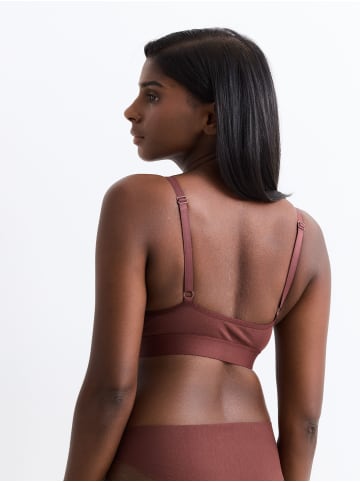 Erlich Textil  CASUAL COTTON TRAINGEL BRALETTE in umbra