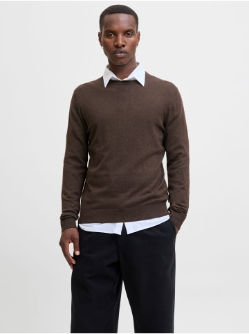 Jack & Jones Strickpullover in Mulch