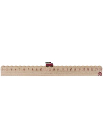 IB Laursen Weihnachtskalender LASTWAGEN mit WEIHNACHTSBAUM 50 cm