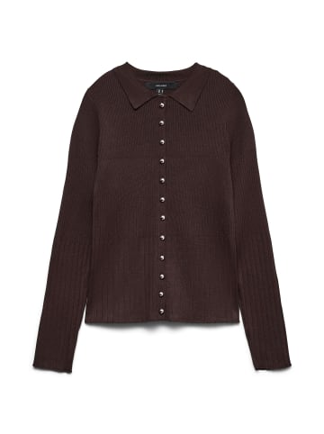 Vero Moda Strickjacke in Chocolate Torte