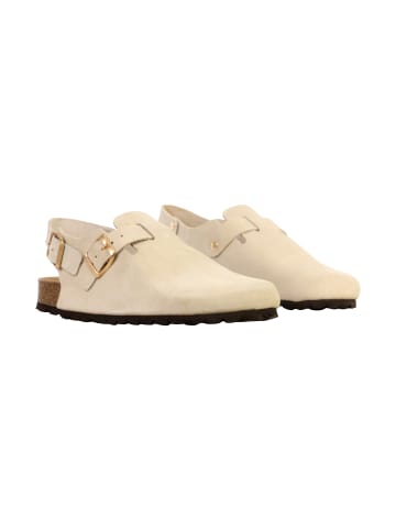 Divine Factory Lederpantoletten Noga Boreal BS Edge Beige