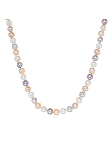 Valero Pearls Kette aus Sterling Silber mit Süßwasser-Zuchtperle in multicolor