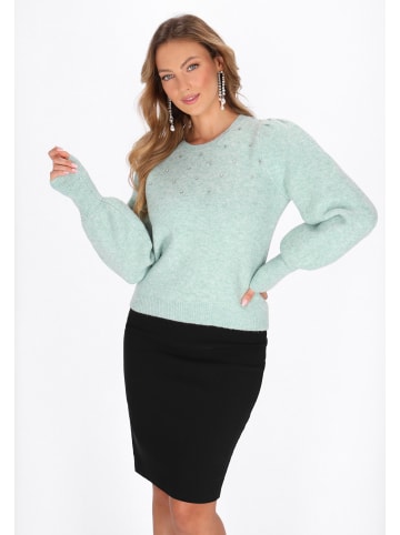 faina Women Sweater in sage green