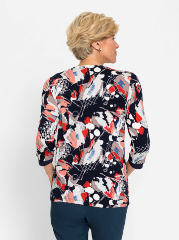 WITT WEIDEN 2-in-1-Shirt in marine-koralle-bedruckt