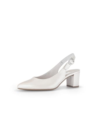 Gabor Fashion Slingpumps in weiss