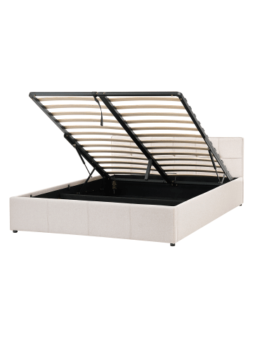 Beliani 2-tlg Doppelbett LAURESSES in Beige