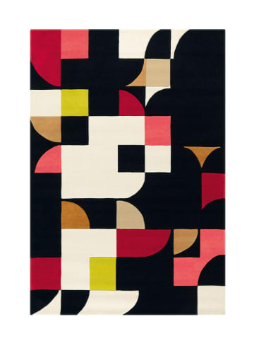 Arte Espina Wohnzimmer Teppich – Kurzflorteppich Spirit 3105 in multi - schwarz - rechteckig