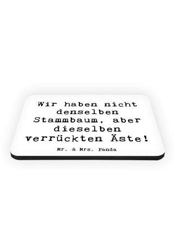 Mr. & Mrs. Panda magnet Spruch Adoptivkind Verrückte Äste mit Sp... in Weiß