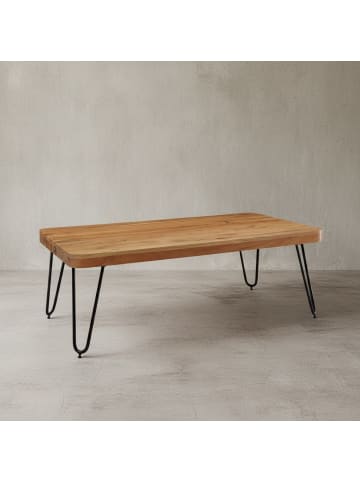 KADIMA DESIGN Couchtisch BAGLI Massiv-Holz 115 cm breit Wohnzimmer-Tisch in Akazie