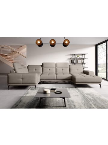 MF Design Nevido Recamiere Links in Beige -  (L) 201 x (B) 350 x (H) 77 cm