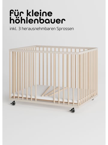 Sämann Sämann Laufgitter Matratze Cloud Air & Sprossen sahara dust/natur Premium