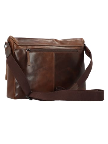 Greenburry Newport Messenger Leder 35 cm in coffee
