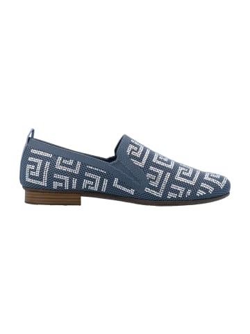 rieker Hochfront Slipper in Blau