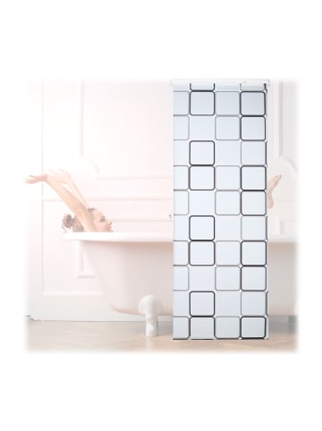relaxdays Duschrollo Square in Semitransparent - (L)240 x (B)80 cm