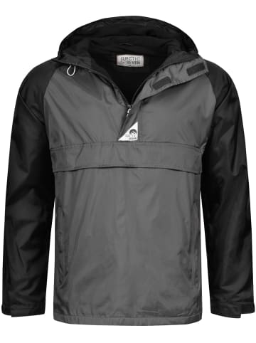 Arctic Seven Regenjacke ﻿Atmungsaktiv ﻿Outdoor ﻿Herren in Dunkelgrau