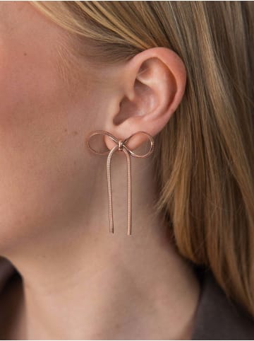 PURELEI Ohrringe Bow in Rosegold