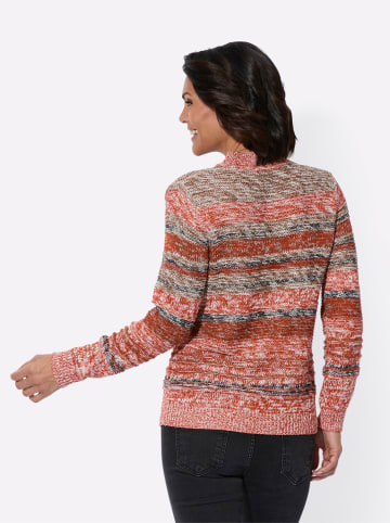 WITT WEIDEN Pullover in rostrot-braun-meliert