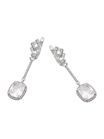 faina Women Earrings in Silver White