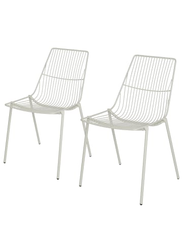 Butlers Stapelstuhl JILL 2er-Set in Beige