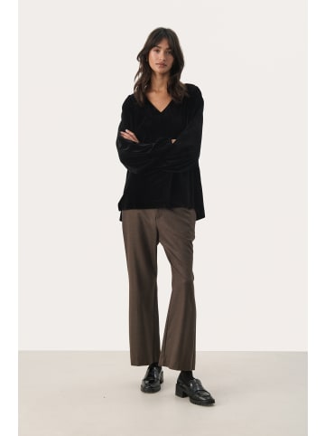 PART TWO Langarm-Bluse MadisPW Gerade Passform in Black