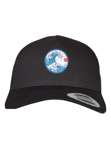 F4NT4STIC Retro Trucker Cap Retro Trucker Cap Kanagawa in schwarz