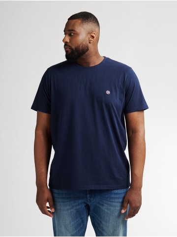 Petrol Industries T-Shirt mit Logo in Plus Size Sheridan in Blau