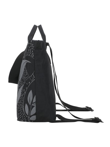 Fritzi aus Preußen Ju Limited Leaves Lighty City Rucksack 38 cm in black anthra