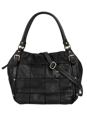 Samantha Look Shopper echt Leder in schwarz