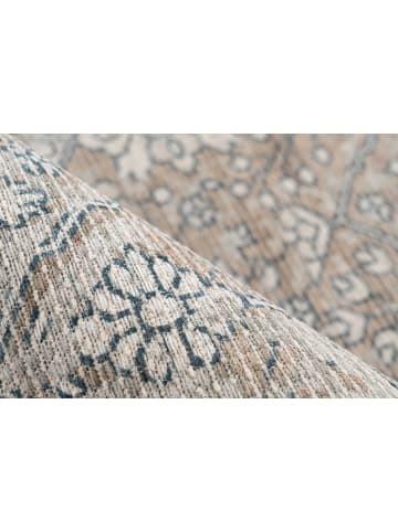 Kayoom Kurzflor Teppich Perry 125 in khaki - beige - rechteckig