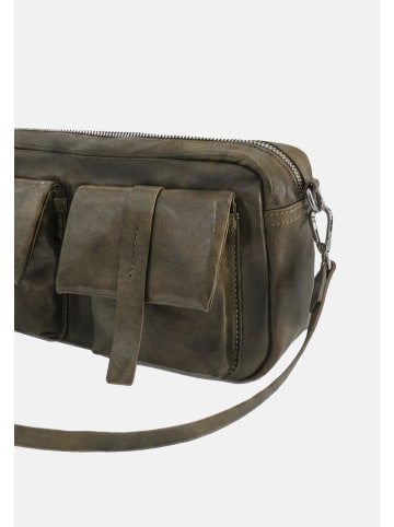 Coveri Schultertasche in Dark Green