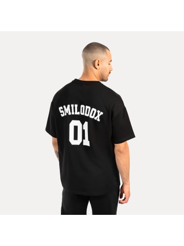 SMILODOX T-Shirt Rayk in Schwarz