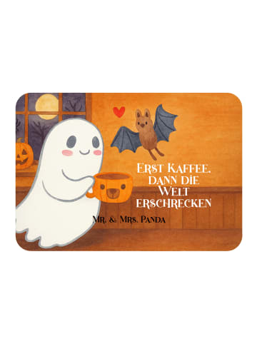 Mr. & Mrs. Panda Kühlschrankmagnet Gespenst Kaffee Design mit Sp... in Weiß