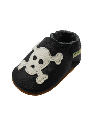 Sayoyo Baby Krabbelschuhe aus Leder, weiche Lauflernschuhe mit rutschfester Sohle