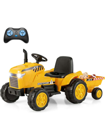 COSTWAY Kindertraktor Elektrisch 3-8 Jahre in Gelb