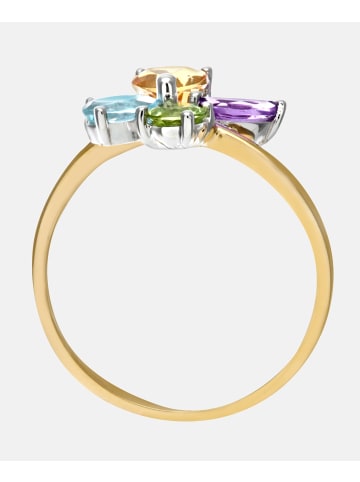 Diamant L'éternel Ring aus 375 Gelbgold mit Amethyst
