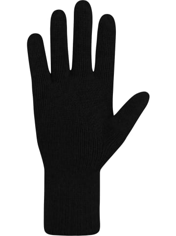 Normani Outdoor Sports Damen Merino Strick-Fingerhandschuhe Anula in Schwarz