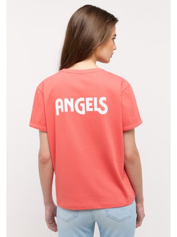 ANGELS  Rundhalsshirt T-Shirt Angels Icon Print in KORALLE