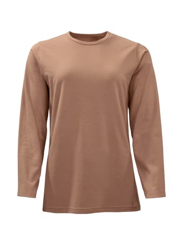 Erwin Müller Single-Jersey Schlafanzug in braun