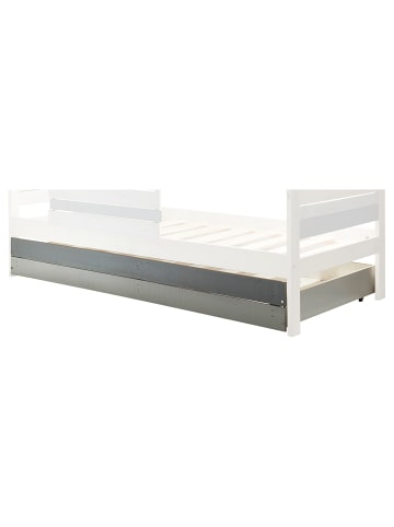 home24 Massiver Bettkasten Okraa in Grau