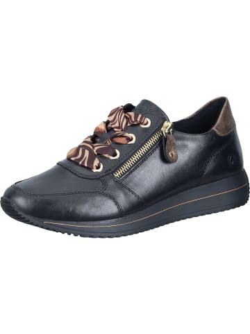 remonte Schnürschuhe in nero/schwarz/antik