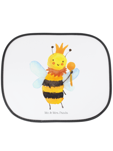 Mr. & Mrs. Panda Scheibenschutz Auto Biene König ohne Spruch in Weiß