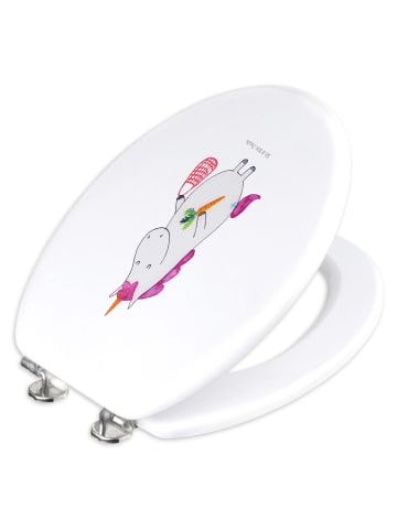 Mr. & Mrs. Panda Toilettendeckel Einhorn Vegan ohne Spruch in Weiß