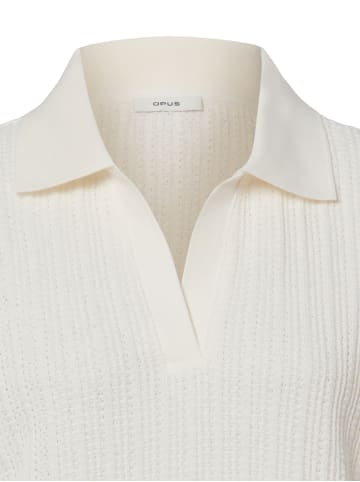 OPUS Poloshirt Sepoko in weiß