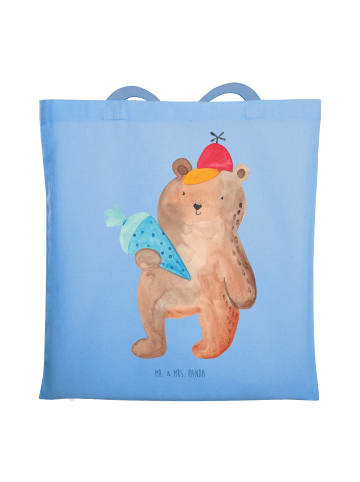 Mr. & Mrs. Panda Tasche Bär Schultüte ohne Spruch in Sky Blue